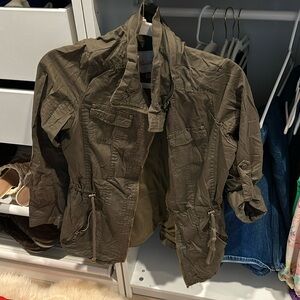 Olive Green Utility Jacket